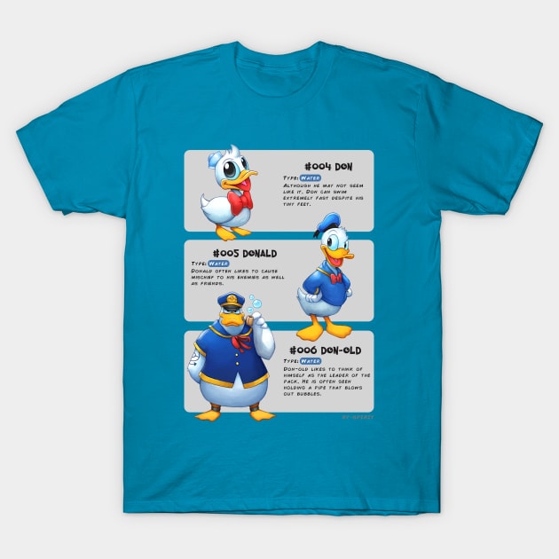 Donald Evolution T-Shirt by disneyevolutions